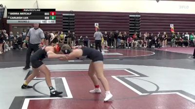 145 lbs Round 2 - Sierra Metcalf, North Scott vs Carleigh Lux, West Delaware