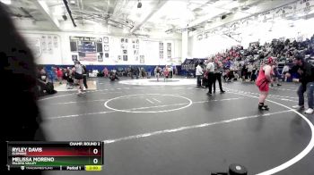 170 lbs Champ. Round 2 - Melissa Moreno, Paloma Valley vs Ryley Davis, Elsinore