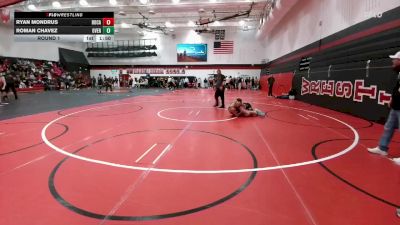 159-164 lbs Round 1 - Ryan Mondrus, Rock Canyon vs Roman Chavez, Overland