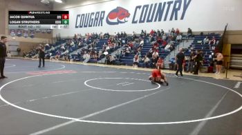 157 lbs Cons. Round 4 - Jacob Quintua, Simon Fraser (B.C.) vs Logan Struthers, Clackamas Unattached