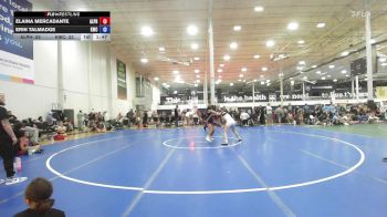 128 lbs Rr Rnd 1 - Elaina Mercadante, Alpha Girlz vs Erin Talmadge, Kraken Blue - Girls