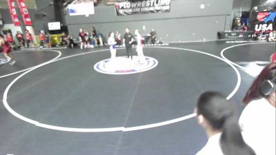 110 lbs Lillian Smotherman, CMWA - Coastal Mountain Wrestling Association vs Madelynn Gray, NAWA - North Area Wrestling Association