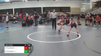 61 lbs Semifinal - Harry Rondinelli, RedNose ES vs Bronco Campsey, Warhawks Inc. ES