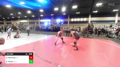 190 lbs Round Of 32 - David Martinez, Vista vs Gabrian Myers, Legends Of Gold LV