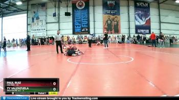 110 lbs Rd# 3 12:00pm Friday - Paul Ruiz, Cali Red vs Ty Valenzuela, Westshore D.S.