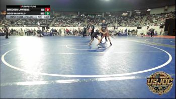 76 lbs Round Of 16 - Brecken Lawrenz, Herington Wrestling Club vs Jiggs Mayfield, Madill Takedown
