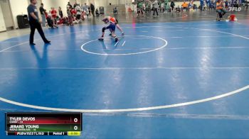 102 lbs Semis (4 Team) - Tyler DeVos, Canby vs Jerard Young, Maple River/USC