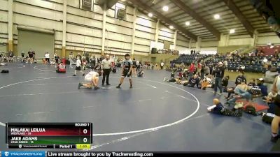 265 lbs Round 1 (4 Team) - Malakai Leilua, Westlake vs Jake Adams, Utah Green