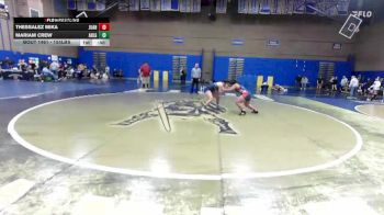 155lbs Cons. Round 4 - Mariam Crew, Arlington (Girls) vs Thessalez Mika, Juanita (Girls)