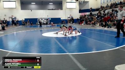 120G Quarterfinal - Alexis Mitchell, Colony High School vs Abigail Paddock, Palmer High School