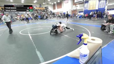 126 lbs Quarterfinal - Tyler Mason, La Mirada vs Isaac Roman, Mayfair