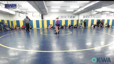 130 lbs Consi Of 8 #2 - Collyn Henderson, Pauls Valley Panther Pinners vs Colby Hall, Bristow Youth Wrestling