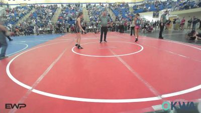 105 lbs Quarterfinal - Braelynn Williams, Wagoner Takedown Club vs Victoria Reynolds, Pawhuska