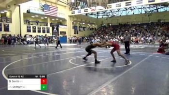 138 lbs Consolation - David Smith, St. Christopher's School vs Ty Chittum, Great Bridge