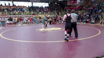 106 lbs Quarterfinal - Kaleb Baehl, North Posey vs Isaac Campbell, Floyd Central