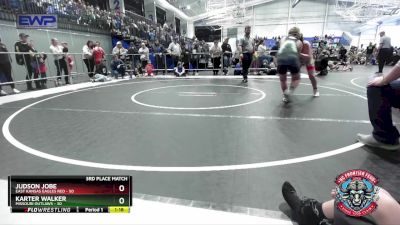 110 lbs Placement (4 Team) - Karter Walker, Missouri Outlaws vs Judson Jobe, East Kansas Eagles Red