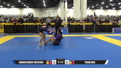 Yesenia Sosa vs Saranda Shanece Tanith Ross 2025 World IBJJF Jiu-Jitsu No-Gi Championship