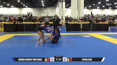 Yesenia Sosa vs Saranda Shanece Tanith Ross 2025 World IBJJF Jiu-Jitsu No-Gi Championship