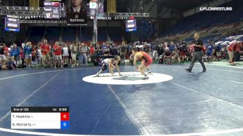 120 lbs Rnd Of 128 - Ty Haskins, Indiana vs Sean Moriarty, Maine