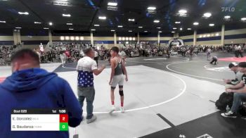 102 lbs Round Of 32 - Ezra Gonzalez, Inland Elite vs Giuseppe Baudanza, Yuma Grit