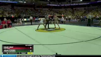 120 lbs Quarterfinal - Colby Gray, Fort Osage vs Aidan Schoen, Lafayette (Wildwood)