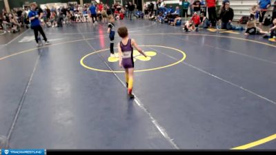 46-48 lbs Quarterfinal - Brayden Bush, GI Grapplers vs Olivia Rich, Arapahoe Warriors