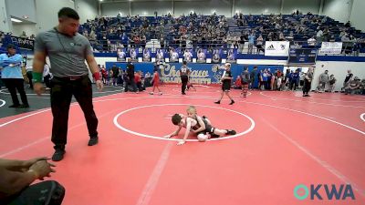 43 lbs Consi Of 16 #2 - Fernando Cerda, OKC Saints Wrestling vs Edwin Richardson, Choctaw Ironman Youth Wrestling