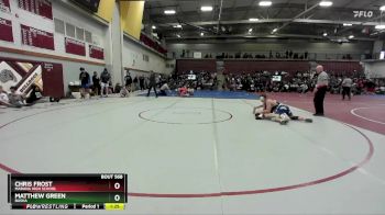 150 lbs Champ. Round 3 - Matthew Green, Basha vs Chris Frost, Marana High School