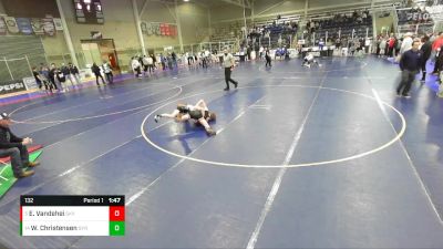 132 lbs Cons. Round 2 - Wyatt Christensen, Syracuse vs Easton Vandehei, Skyridge