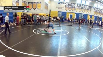 120 lbs Quarterfinal - Eric Bush, Riverdale Wrestling Club vs Antonio Morales, Eagle Empire