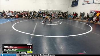 81-85 lbs Round 1 - Jack Williamson, Douglas Middle School vs Riley Carey, Centennial Middle School