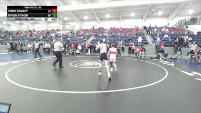 98 lbs Cons. Round 2 - Chris Cowley, Grand County vs Ryker Stoker, Riverton