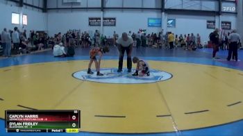 55 lbs Round 2 (4 Team) - Caplyn Harris, LEXINGTON WRESTLING CLUB vs Dylan Fridley, BLACKHAWK WC