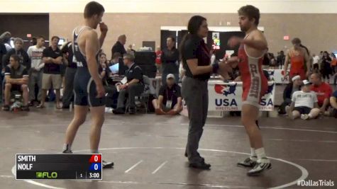 74 kg Quarterfinal - Joe Smith, OK vs Jason Nolf, PA