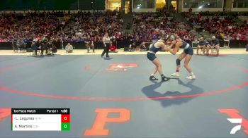 105 lbs 1st Place Match - Layla Lagunas, Manchester Valley vs Ana Martins, Col. Zadok Magruder