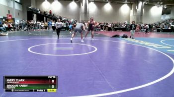 215 lbs Cons. Round 6 - Brogan Hardy, Piedmont vs Avery Clark, Thompson HS