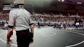 120-D2 Semifinal - Madeline Mench, Mica Mountain High School vs Jordyn Isla, Yuma Catholic High School