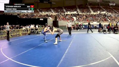 144-D1 Semifinal - Sergio Vega, Sunnyside High School vs Stephen Gerlach, Red Mountain High School