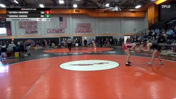 140 lbs Champ. Round 2 - Alyssa Kriener, Linn-Mar vs Kimora Owens, Williamsburg