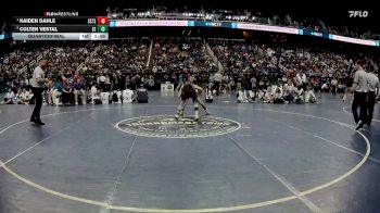 1A 120 lbs Quarterfinal - Kaiden Dahle, South Stanly High School vs Colten Vestal, East Wilkes High School