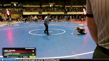 90 lbs Quarterfinal - Joey Zimmer, Chesapeake vs CAMERON ALMONY, Defiant