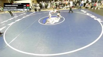 110 lbs 1st Place Match - Reaghan Madura, Unattached vs Aaliyah Vazquez, Unattached
