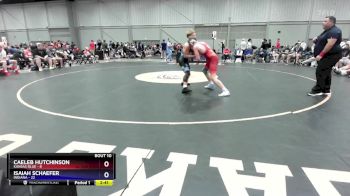 132 lbs Round 3 (8 Team) - Caeleb Hutchinson, Kansas Blue vs Isaiah Schaefer, Indiana