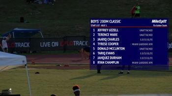 Boy's 200m, Final