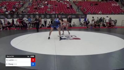 70 kg Rnd Of 64 - Kaleb Larkin, Arizona vs Evan Maag, George Mason