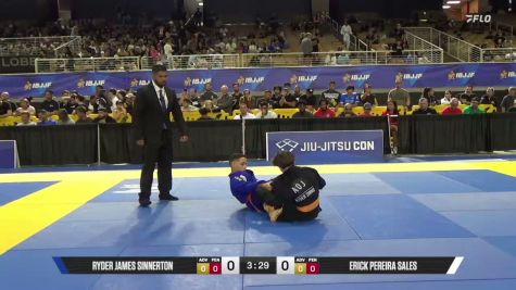 Erick Pereira Sales vs Ryder James Sinnerton 2026 Pan Kids Jiu-Jitsu IBJJF Championship