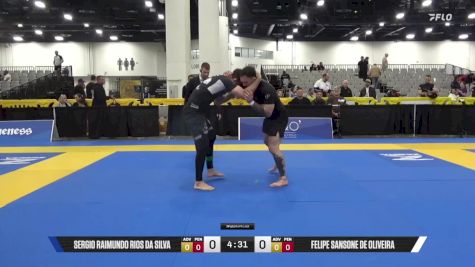 Felipe Sansone De Oliveira vs Sergio Raimundo Rios Da Silva 2025 World IBJJF Jiu-Jitsu No-Gi Championship