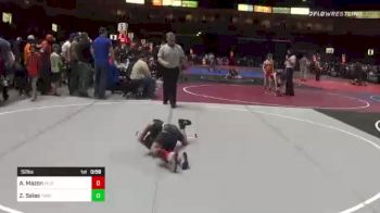 52 lbs Quarterfinal - Axavier Mazon, PV Bighorns vs Zephyr Salas, Threshold WC