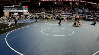 D 1 150 lbs Semifinal - Brayden Forman, Acadiana vs Joshua Lara, Brother Martin