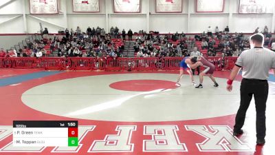 195 lbs Final - Paxton Green, Tewksbury vs Michael Toppan, Gloucester